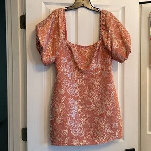 Sachin + Babi Pink Floral Mini Dress